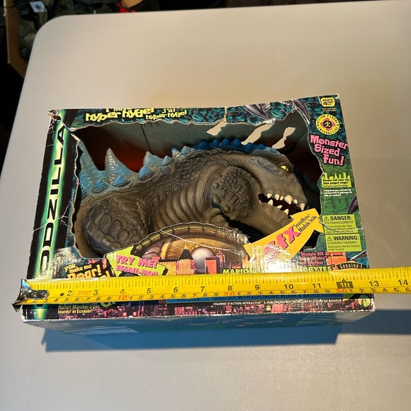 GODZILLA HAND PUPPET SOUNDBYTES Vintage Toy 1998 Figure Japan - Picture 14 of 14